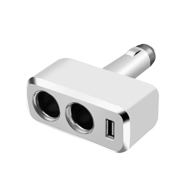 SHUNWEI SD-1909 80W 0.8A Caricatore USB 2 in 1 per auto Accendisigari con rotazione libera da 90 gradi, SD-1909 (Black), SD-1909