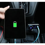 SHUNWEI SD-1909 80W 0.8A Caricatore USB 2 in 1 per auto Accendisigari con rotazione libera da 90 gradi, SD-1909 (Black), SD-1909