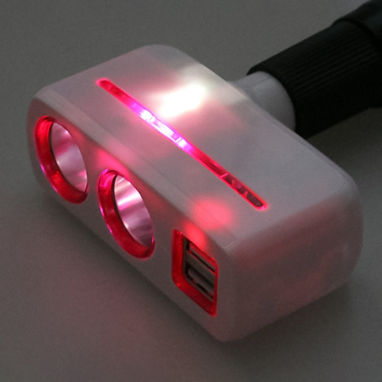 SHUNWEI SD-1918 Caricatore USB doppio per auto 2 in 1 da 80 W 3,1 A, SD-1918 (Black), SD-1918
