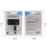 SHUNWEI SD-1918 Caricatore USB doppio per auto 2 in 1 da 80 W 3,1 A, SD-1918 (Black), SD-1918