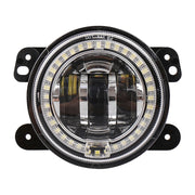 2 pezzi DC12V-30V / 30W / 3A / 1440LM 12LED 4 pollici LED per auto fendinebbia colorato, stile: sfondo bianco, Style: White Background (White Light), Style: White Background (Yellow Light)