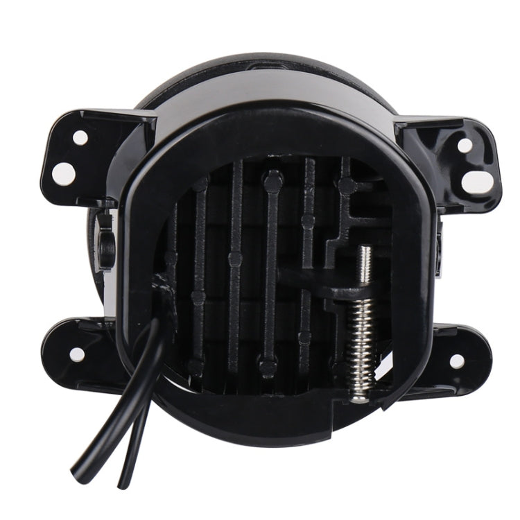 2 pezzi DC12V-30V / 30W / 3A / 1440LM 12LED 4 pollici LED per auto fendinebbia colorato, stile: sfondo bianco, Style: White Background (White Light), Style: White Background (Yellow Light)