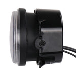 2 pezzi DC12V-30V / 30W / 3A / 1440LM 12LED 4 pollici LED per auto fendinebbia colorato, stile: sfondo bianco, Style: White Background (White Light), Style: White Background (Yellow Light)
