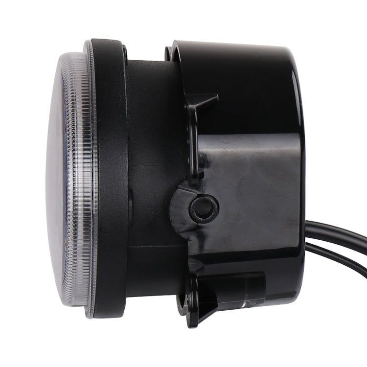 2 pezzi DC12V-30V / 30W / 3A / 1440LM 12LED 4 pollici LED per auto fendinebbia colorato, stile: sfondo bianco, Style: White Background (White Light), Style: White Background (Yellow Light)