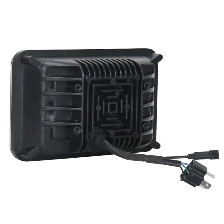 Indicatore di direzione/faro LED per auto da 5 pollici 30W DC 10-30V 7200LM IP67, con Angel Eyes, 5 inch with Angel Eyes