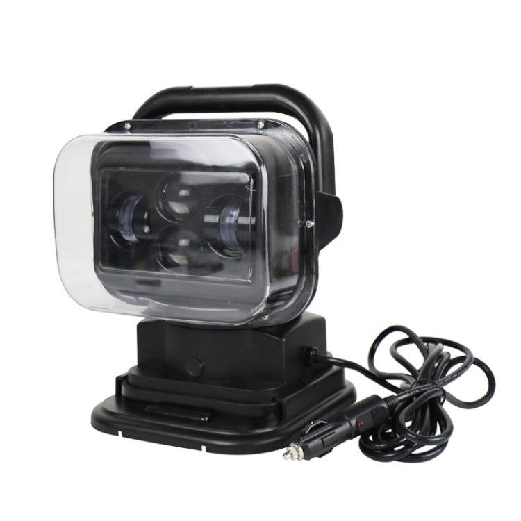 60W DC 12-24V 400LM Auto 200m Telecomando senza fili 360 gradi LED regolabile Ricerca luci / faretti ad alta baia, 60W DC 12-24V