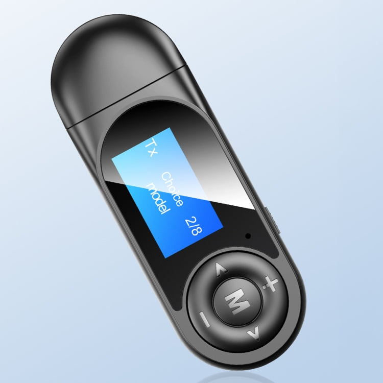 Trasmettitore ricevitore adattatore Bluetooth con display digitale LCD T-13 Bluetooth 5.0, T-13