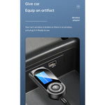 Trasmettitore ricevitore adattatore Bluetooth con display digitale LCD T-13 Bluetooth 5.0, T-13