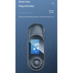 Trasmettitore ricevitore adattatore Bluetooth con display digitale LCD T-13 Bluetooth 5.0, T-13