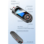 Trasmettitore ricevitore adattatore Bluetooth con display digitale LCD T-13 Bluetooth 5.0, T-13