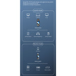 Trasmettitore ricevitore adattatore Bluetooth con display digitale LCD T-13 Bluetooth 5.0, T-13
