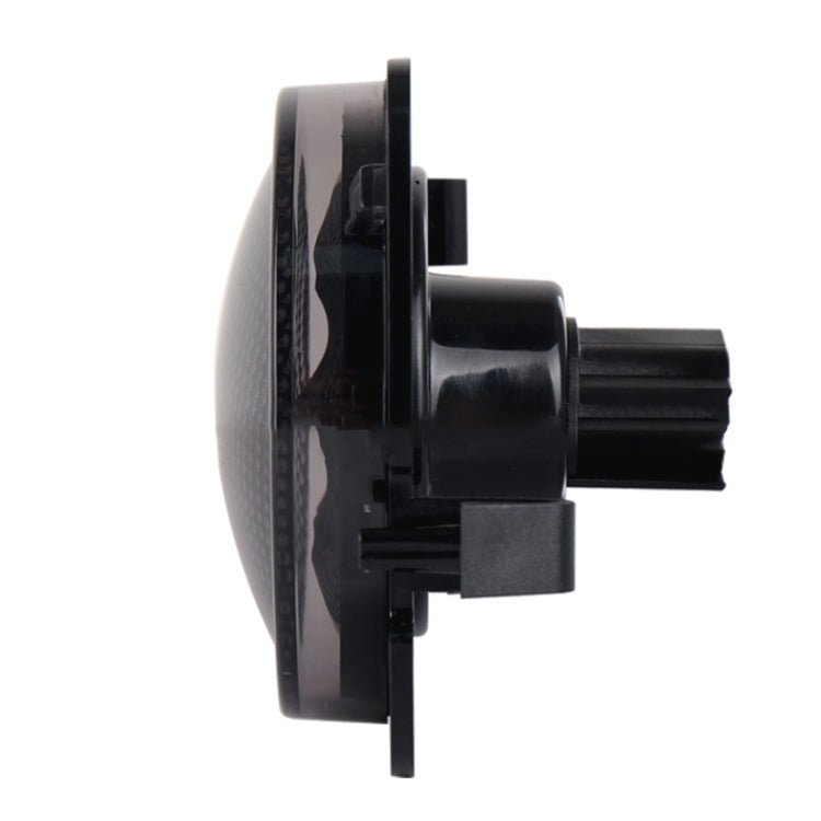 2 indicatori di direzione per sopracciglia a LED per auto SUV da 8 W DC 12 V per Jeep Wrangler JK 07-17, specifica: gruppo testa con apertura, Specification: Butt Assembly with Aperture