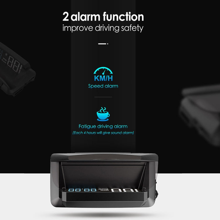 H400G Modalità GPS per auto da 3,5 pollici HUD Head-up Display Supporta visualizzazione velocità/tempo/distanza, H400G