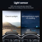 H400G Modalità GPS per auto da 3,5 pollici HUD Head-up Display Supporta visualizzazione velocità/tempo/distanza, H400G