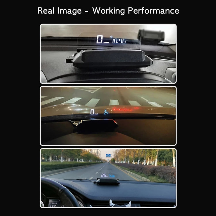 H400G Modalità GPS per auto da 3,5 pollici HUD Head-up Display Supporta visualizzazione velocità/tempo/distanza, H400G