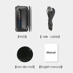 H400G Modalità GPS per auto da 3,5 pollici HUD Head-up Display Supporta visualizzazione velocità/tempo/distanza, H400G