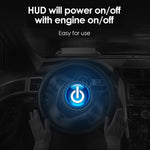 H400G Modalità GPS per auto da 3,5 pollici HUD Head-up Display Supporta visualizzazione velocità/tempo/distanza, H400G