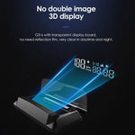 H400G Modalità GPS per auto da 3,5 pollici HUD Head-up Display Supporta visualizzazione velocità/tempo/distanza, H400G