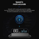 H400G Modalità GPS per auto da 3,5 pollici HUD Head-up Display Supporta visualizzazione velocità/tempo/distanza, H400G