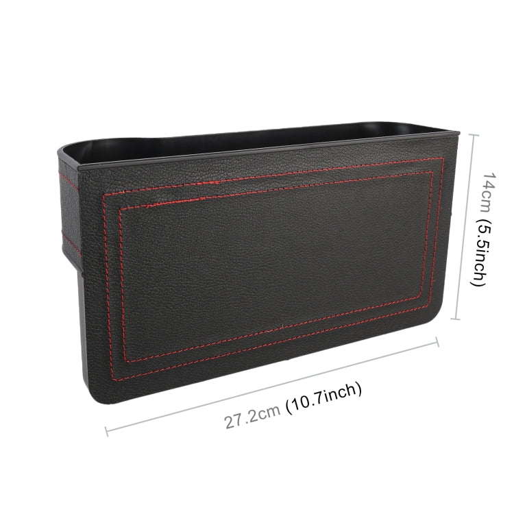 Scatola in pelle per console del sedile del conducente principale e vice conducente multifunzionale da 2 pezzi, Seat Console Leather Box (Black), Seat Console Leather Box (Beige), Seat Console Leather Box (Red), Seat Console Leather Box (Brown)