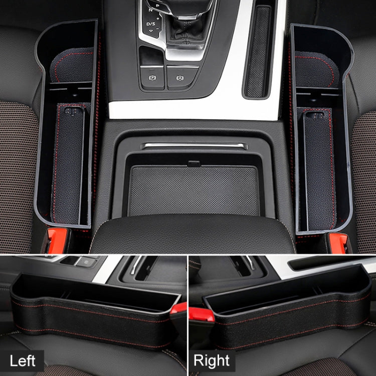 Scatola in pelle per console del sedile del conducente principale e vice conducente multifunzionale da 2 pezzi, Seat Console Leather Box (Black), Seat Console Leather Box (Beige), Seat Console Leather Box (Red), Seat Console Leather Box (Brown)