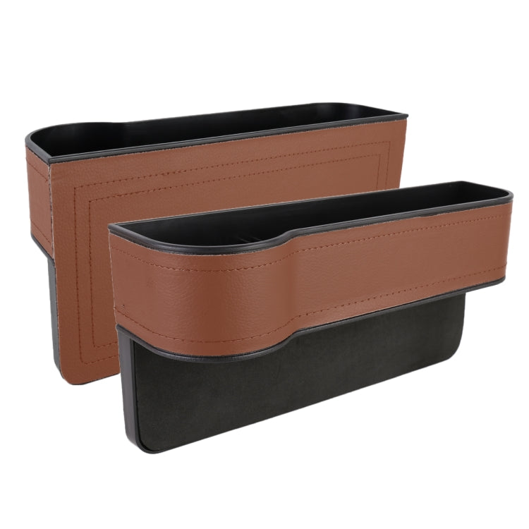 Scatola in pelle per console del sedile del conducente principale e vice conducente multifunzionale da 2 pezzi, Seat Console Leather Box (Black), Seat Console Leather Box (Beige), Seat Console Leather Box (Red), Seat Console Leather Box (Brown)