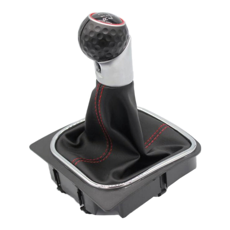 Pomello del cambio con leva del cambio per pallamano per auto per Volkswagen Golf 6, posizione del cambio: 6 stalli, 6-stall