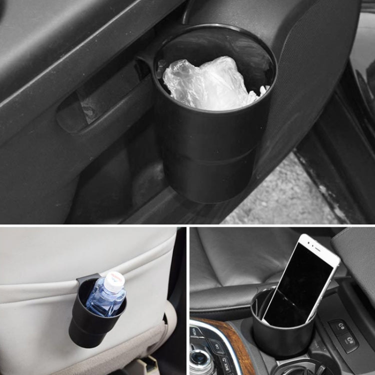 Portabicchieri multifunzionale per auto, scatola portaoggetti appesa, porta cellulare, presa d'aria, pattumiera