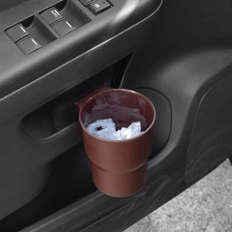 Portabicchieri multifunzionale per auto, scatola portaoggetti appesa, porta cellulare, presa d'aria, pattumiera