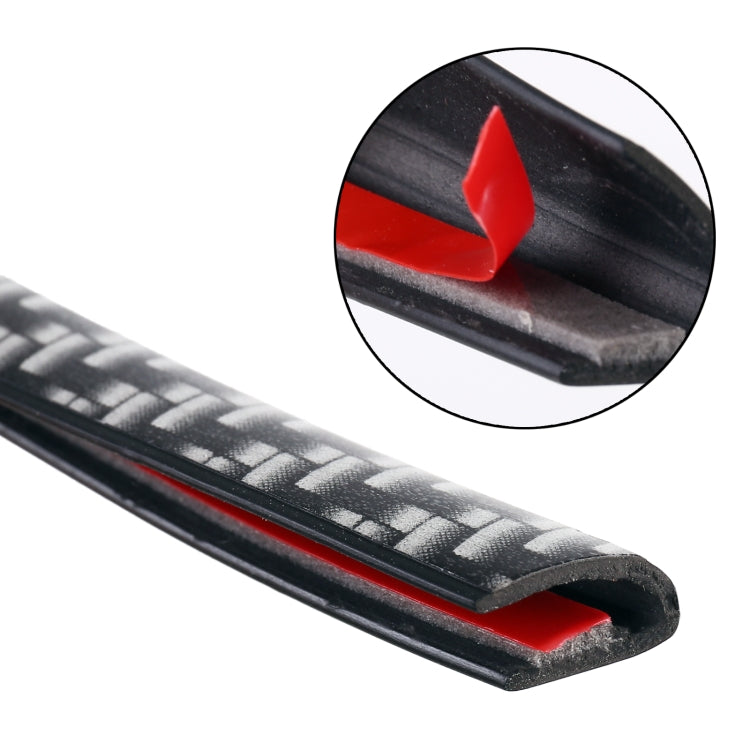 Striscia decorativa per guarnizione di porte e finestre con struttura in fibra di carbonio per auto, Carbon Fiber