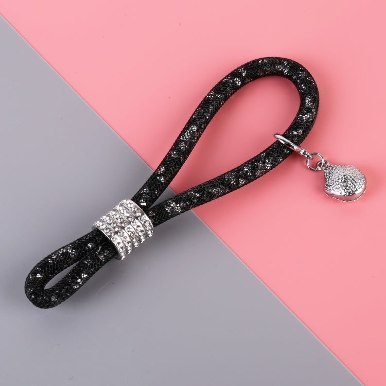 Portachiavi in metallo e plastica con diamanti 17cm