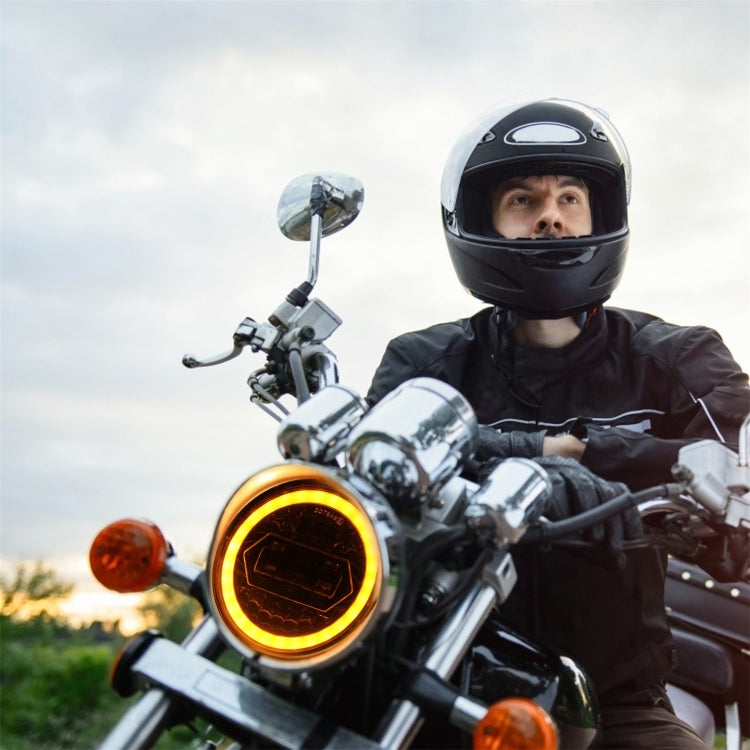 Accessori per la modifica dei fari LED da 5,75 pollici in cristallo per motociclette, Crystal