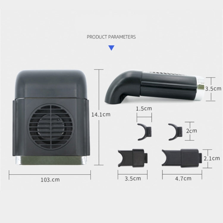 Artefatto di raffreddamento della ventola per auto da 5 W per il cuscino del sedile radiante dell'auto, 1 PC(Black), 1 PC (White)