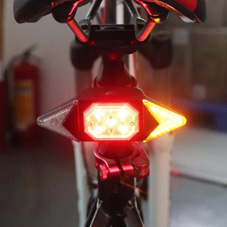 Luce posteriore per bicicletta con telecomando wireless, ricaricabile tramite USB, per bicicletta, Wireless RC Bike Tail Light