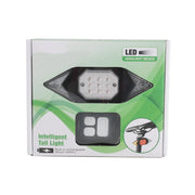 Luce posteriore per bicicletta con telecomando wireless, ricaricabile tramite USB, per bicicletta, Wireless RC Bike Tail Light