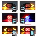 Luce posteriore per bicicletta con telecomando wireless, ricaricabile tramite USB, per bicicletta, Wireless RC Bike Tail Light