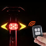 Luce posteriore per bicicletta con telecomando wireless, ricaricabile tramite USB, per bicicletta, Wireless RC Bike Tail Light