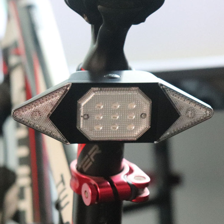 Luce posteriore per bicicletta con telecomando wireless, ricaricabile tramite USB, per bicicletta, Wireless RC Bike Tail Light