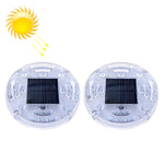 2 luci di avvertimento di collisione posteriore per auto con luce lampeggiante a LED solare, versione magnetica potente e costantemente luminosa, 2 PCS Constantly Bright Version