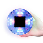 2 luci di avvertimento di collisione posteriore per auto con luce lampeggiante a LED solare, versione magnetica potente e costantemente luminosa, 2 PCS Constantly Bright Version