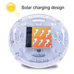 2 luci di avvertimento di collisione posteriore per auto con luce lampeggiante a LED solare, versione magnetica potente e costantemente luminosa, 2 PCS Constantly Bright Version