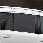 Adesivo decorativo per montanti per porte e finestre 10 in 1 in fibra di carbonio per Volvo XC90 2003-2014, guida a destra e a sinistra universale, Door and Window Pillar