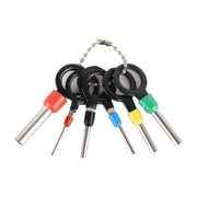 6 in 1 connettore per presa per auto, circuito stampato, cablaggio terminale, connettore a crimpare, ago posteriore, strumento di rimozione, 6 in 1