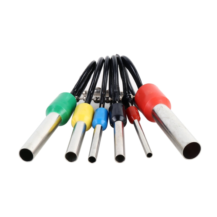 6 in 1 connettore per presa per auto, circuito stampato, cablaggio terminale, connettore a crimpare, ago posteriore, strumento di rimozione, 6 in 1