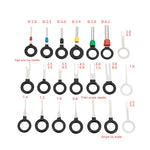 21 in 1 Spina per auto Circuito Cablaggio Terminale Estrazione Pick Connettore Crimp Pin Indietro Ago Rimuovi strumento, 21 in 1