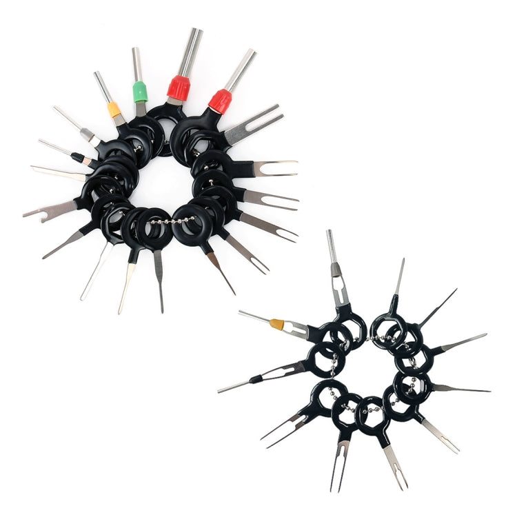 29 in 1 Spina per auto Circuito Cablaggio Terminale Estrazione Pick Connettore Crimp Pin Indietro Ago Rimuovi strumento, 29 in 1