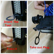 29 in 1 Spina per auto Circuito Cablaggio Terminale Estrazione Pick Connettore Crimp Pin Indietro Ago Rimuovi strumento, 29 in 1