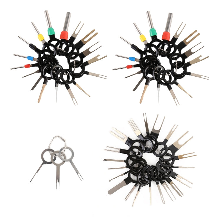 59 in 1 Spina per auto Circuito Cablaggio Terminale Estrazione Pick Connettore Crimp Pin Indietro Ago Rimuovi strumento, 59 in 1