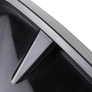 Adesivo decorativo esterno in silicone morbido per auto da 2 pezzi, nero brillante, Bright Black