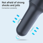Trasmettitore FM Bluetooth per caricabatterie doppio USB per auto multifunzionale C12 con luce atmosferica, C12